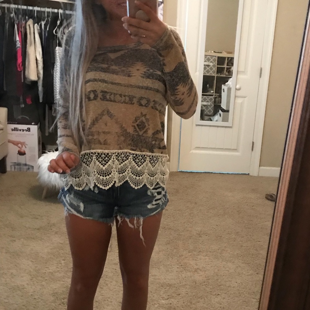 aztec style sweater